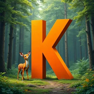Bambi the Deer — litera K