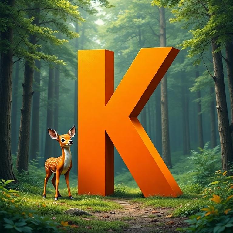 Bambi the Deer — litera K