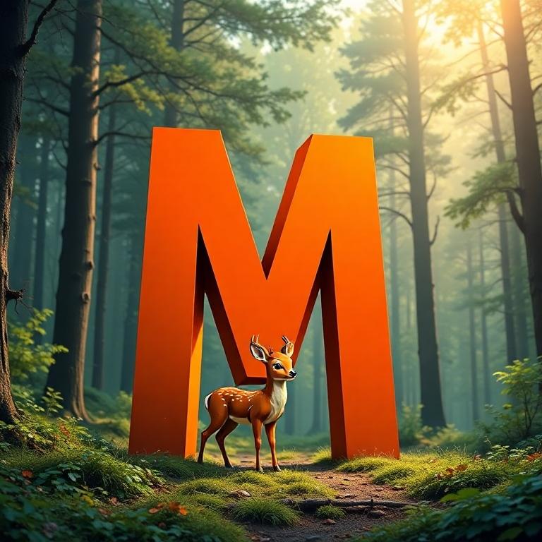 Bambi the Deer — litera M