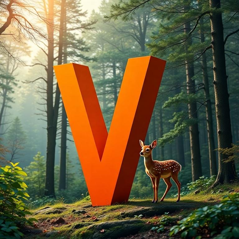 Bambi the Deer — litera V