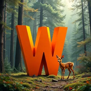 Bambi the Deer — litera W