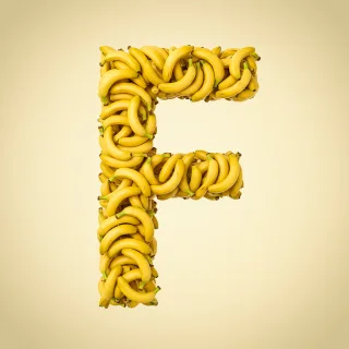 Bananas 2 — litera F (wariant 2)