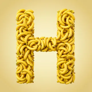 Bananas 2 — litera H (wariant 2)