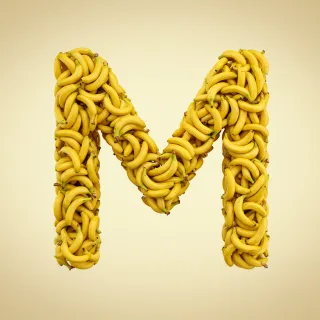 Bananas 2 — litera M (wariant 2)