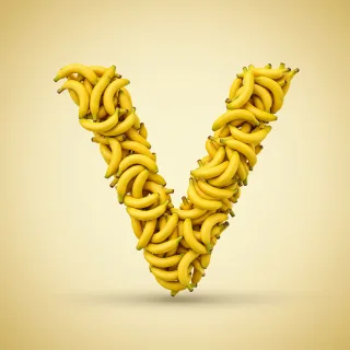 Bananas 2 — litera V (wariant 2)