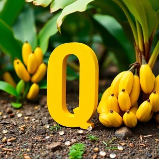 Bananas — litera Q