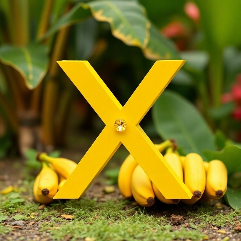Bananas — litera X