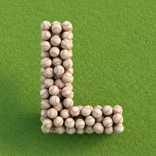 Baseballs — litera L