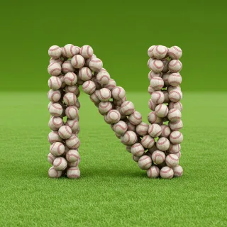 Baseballs — litera N