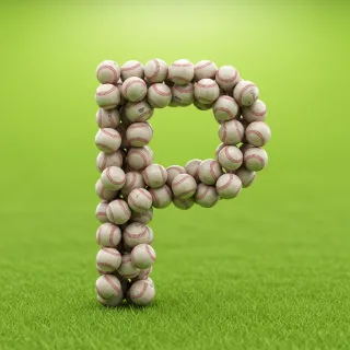 Baseballs — litera P