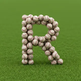 Baseballs — litera R