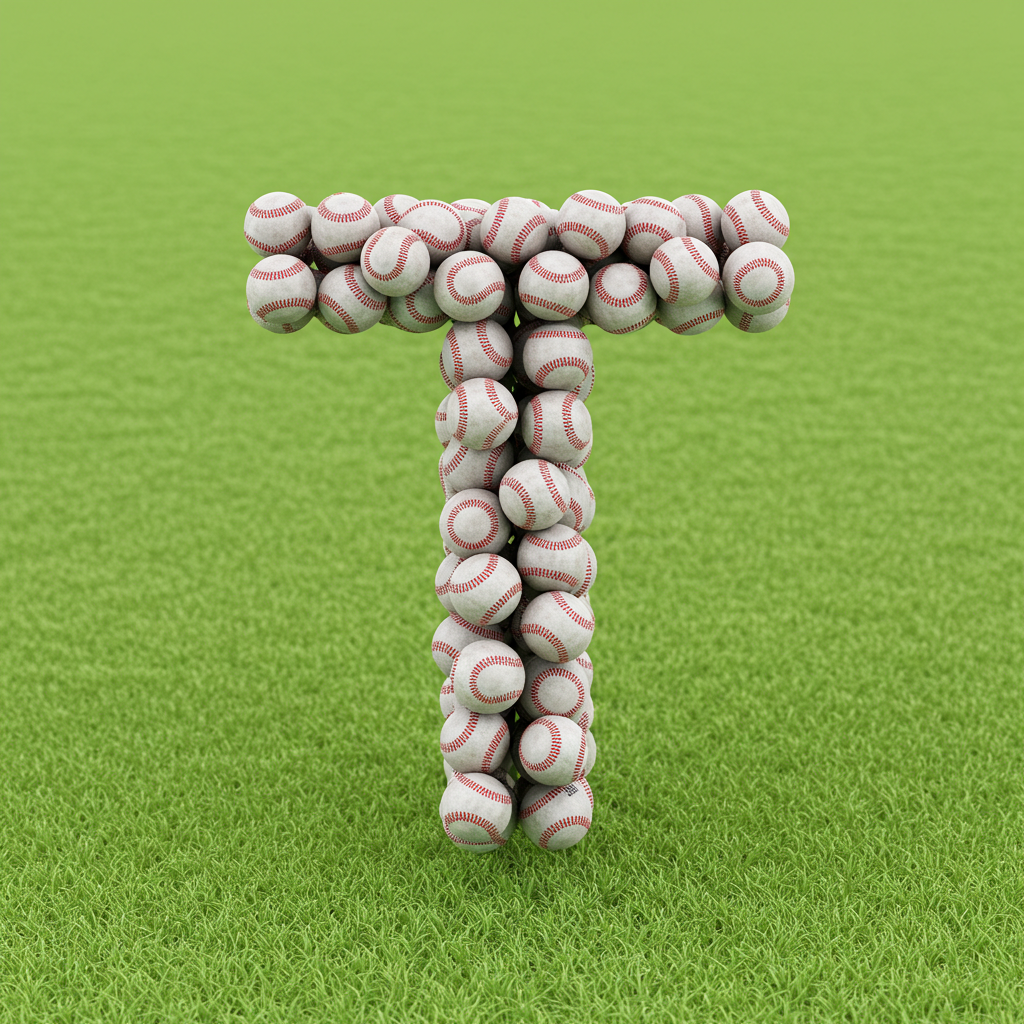Baseballs — litera T