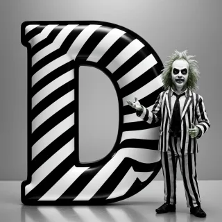 Beetlejuice — litera D