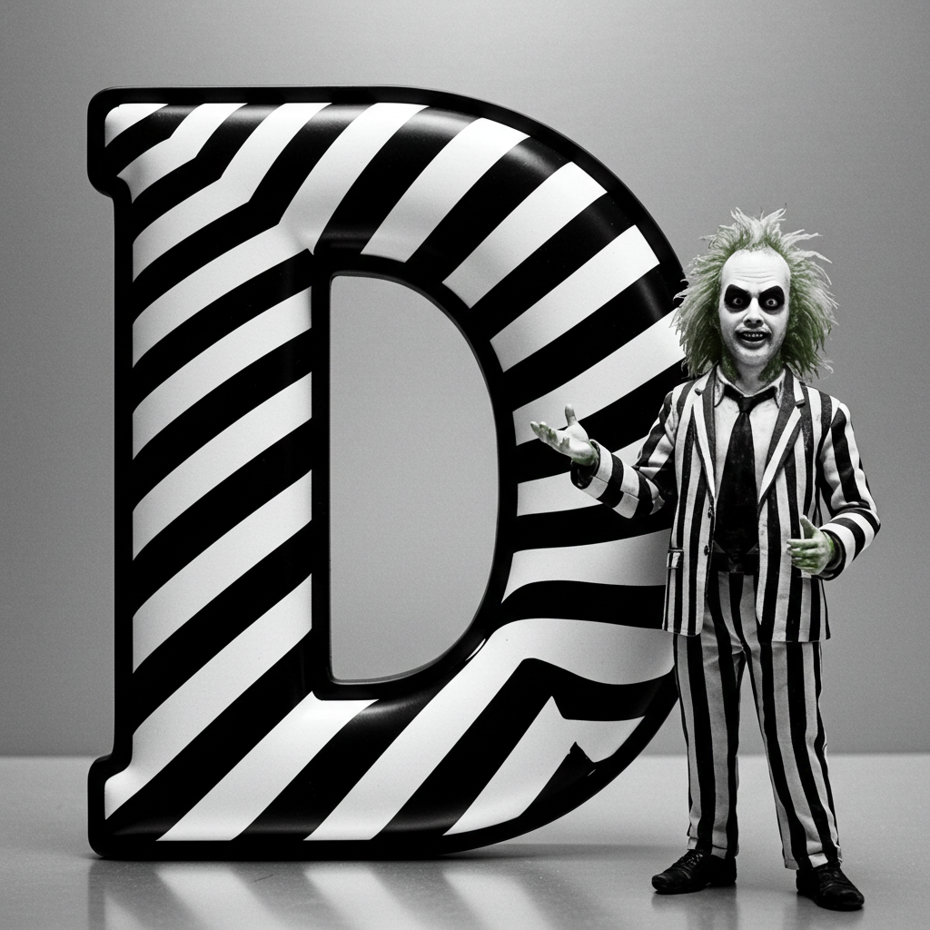 Beetlejuice — litera D