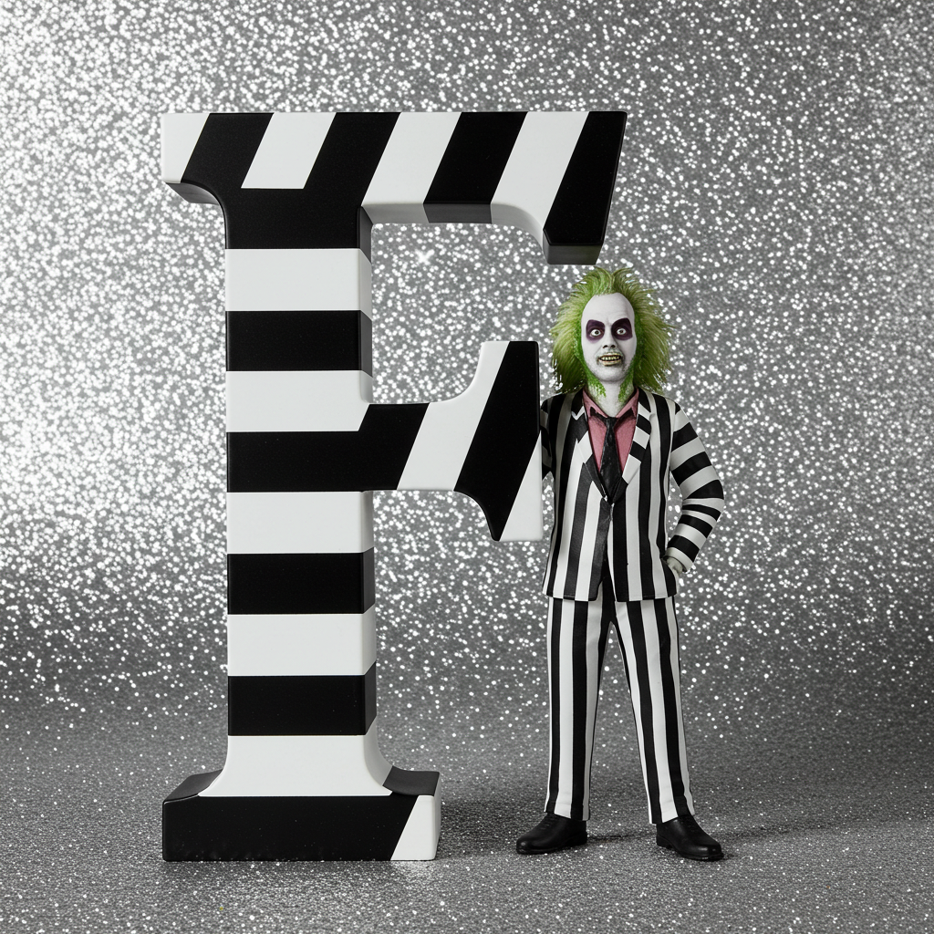 Beetlejuice — litera F (wariant 2)