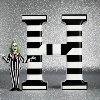 Beetlejuice — litera H