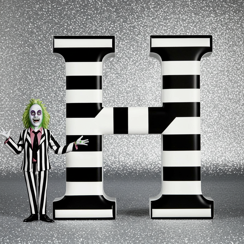 Beetlejuice — litera H