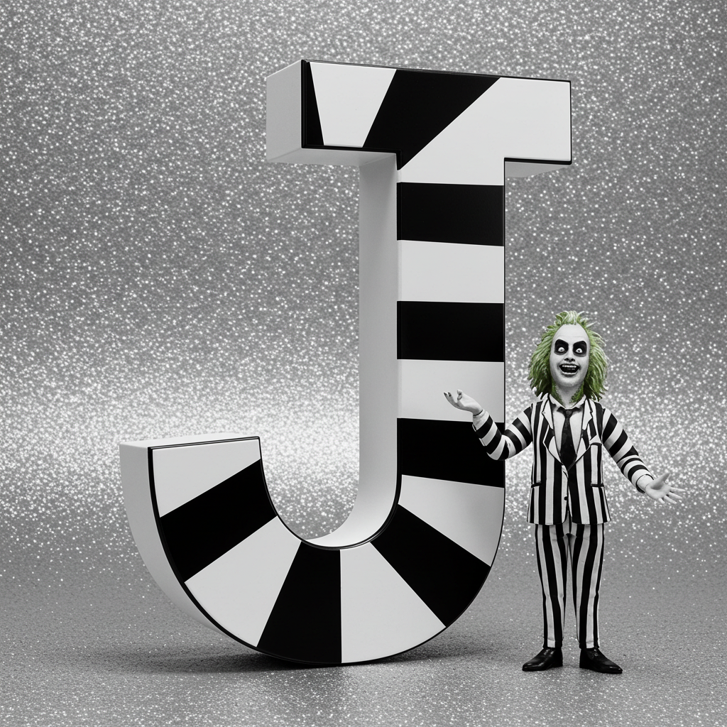 Beetlejuice — litera J (wariant 2)