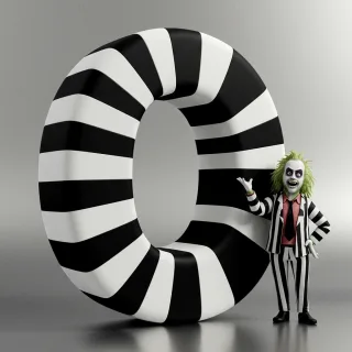 Beetlejuice — litera O (wariant 2)