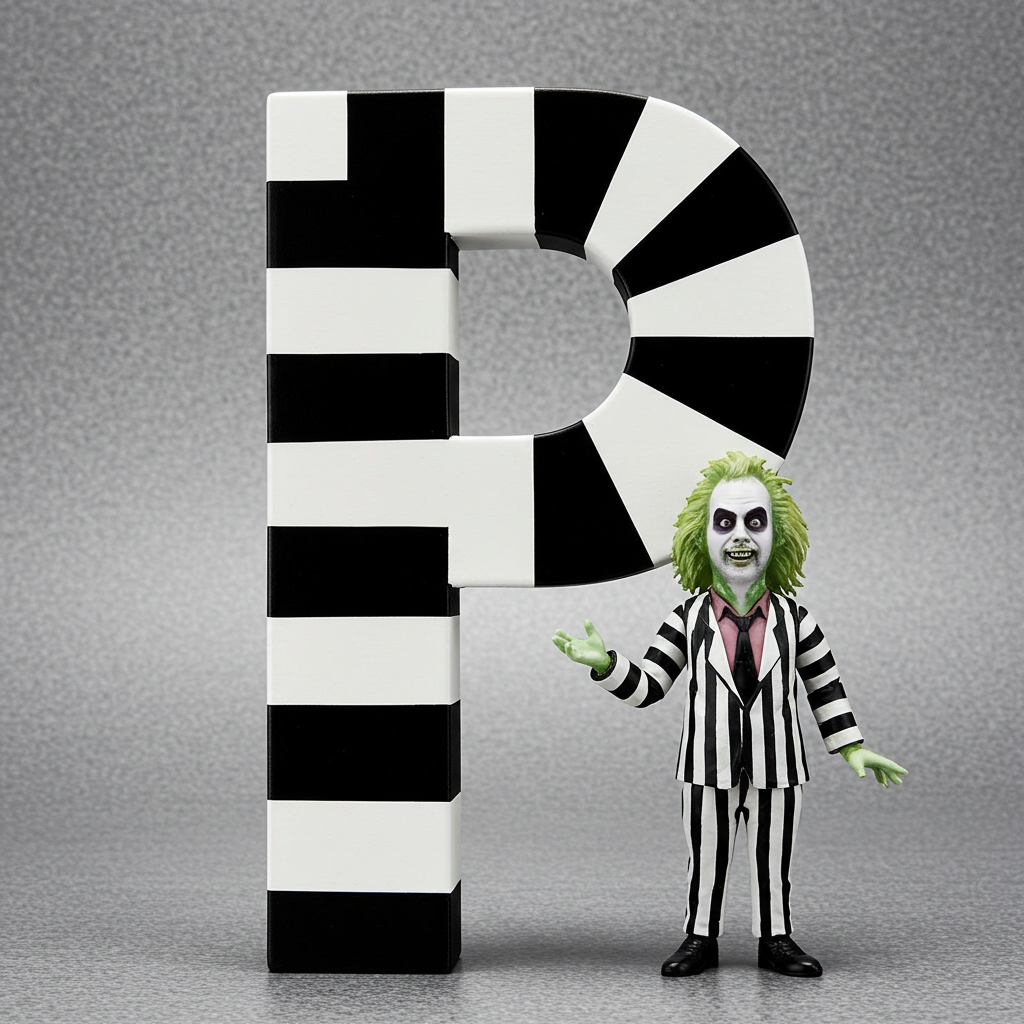 Beetlejuice — litera P