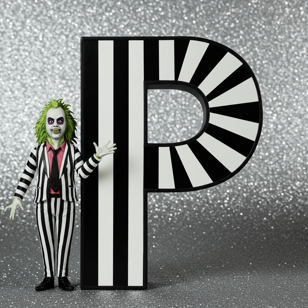 Beetlejuice — litera P (wariant 2)