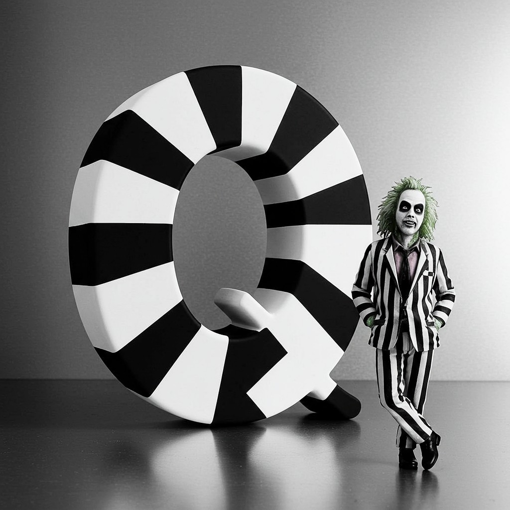 Beetlejuice — litera Q