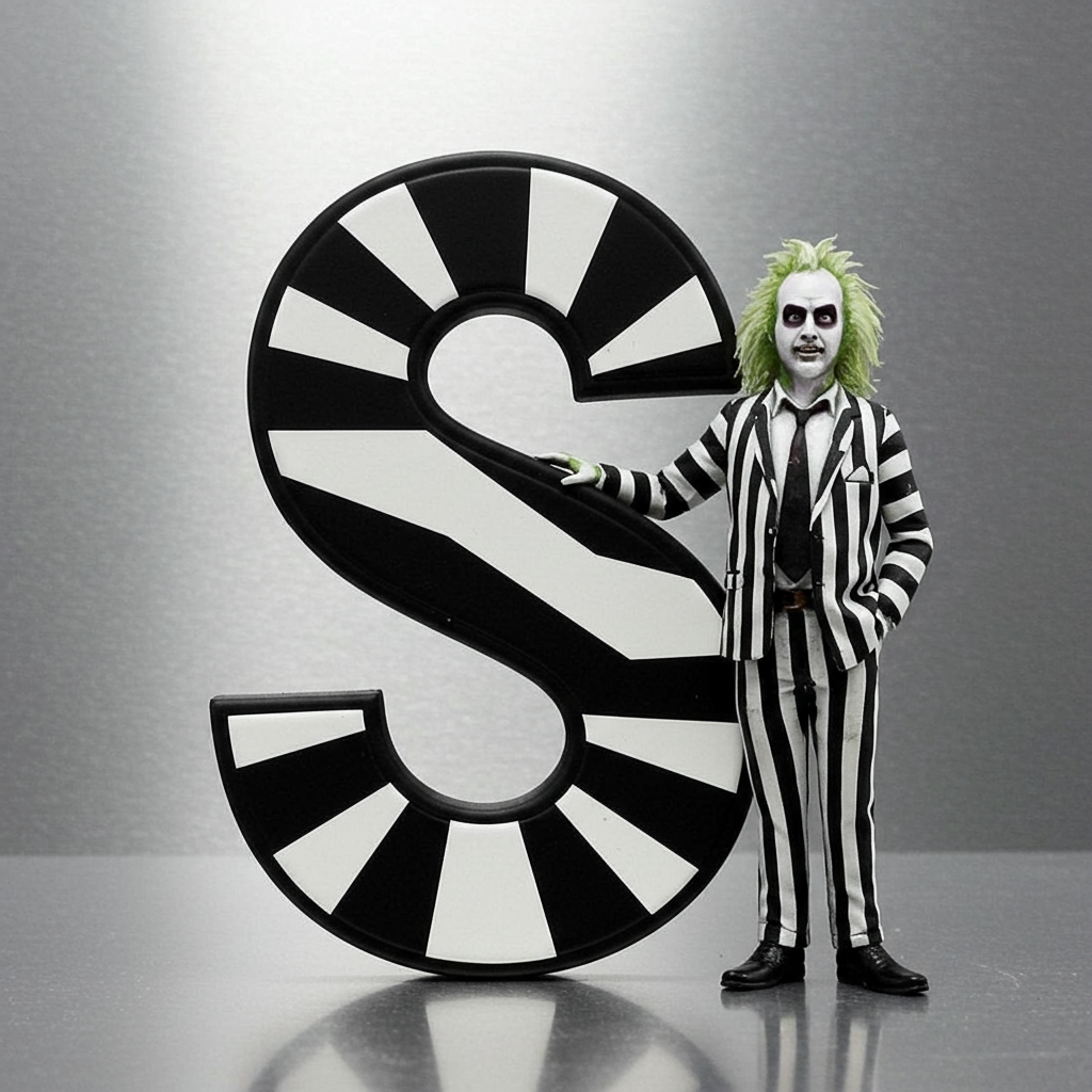 Beetlejuice — litera S (wariant 2)