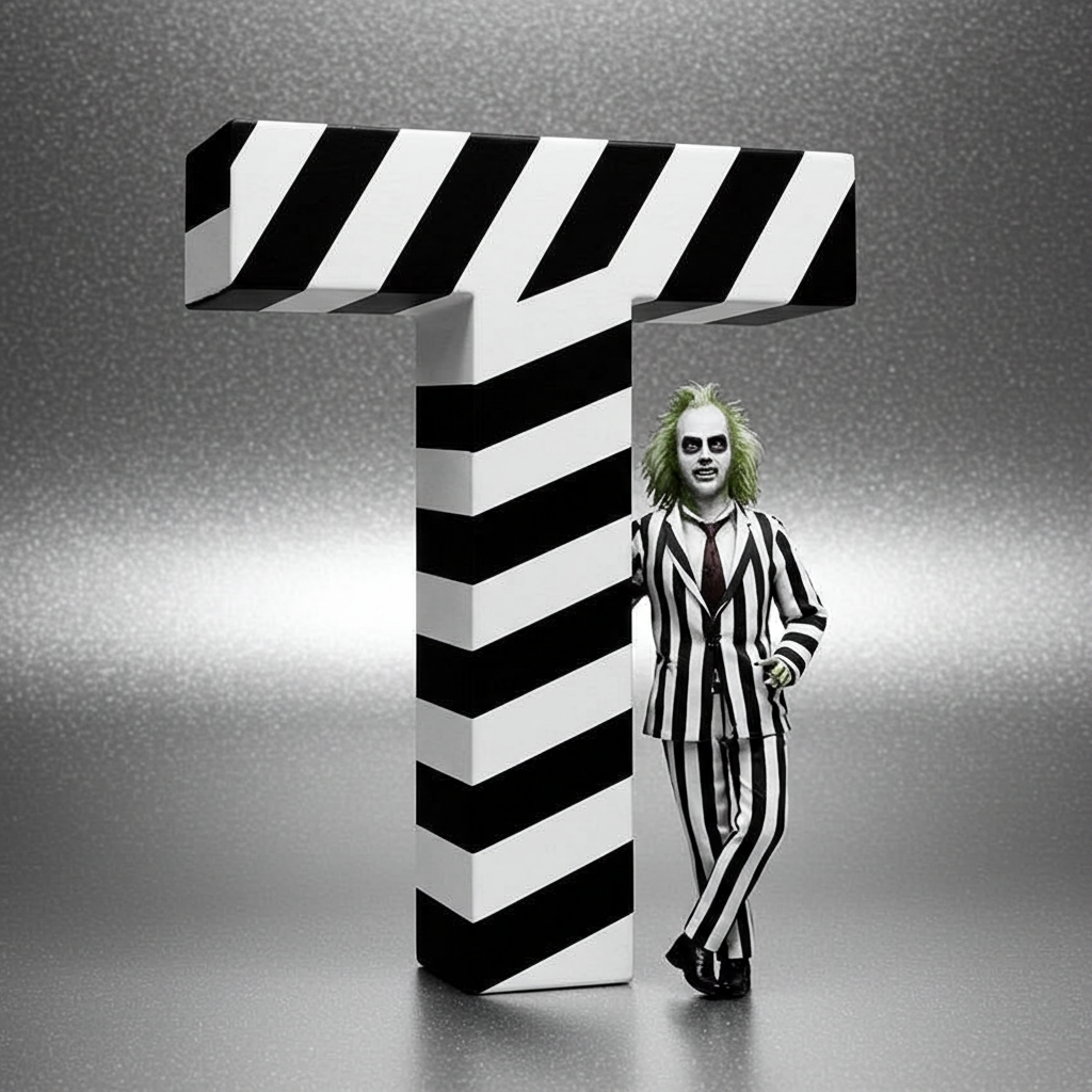 Beetlejuice — litera T