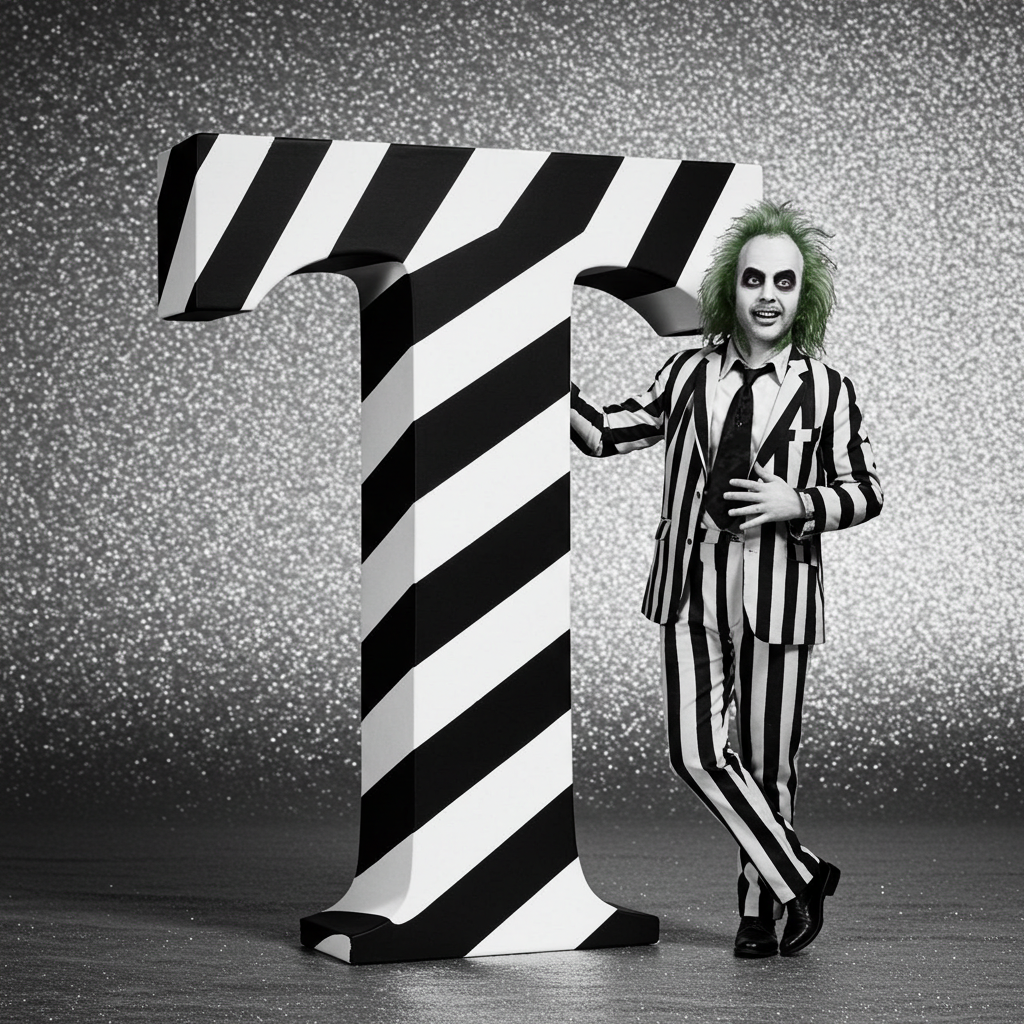 Beetlejuice — litera T (wariant 2)