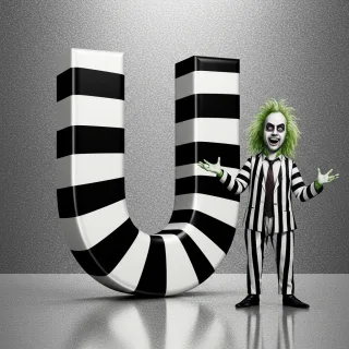 Beetlejuice — litera U