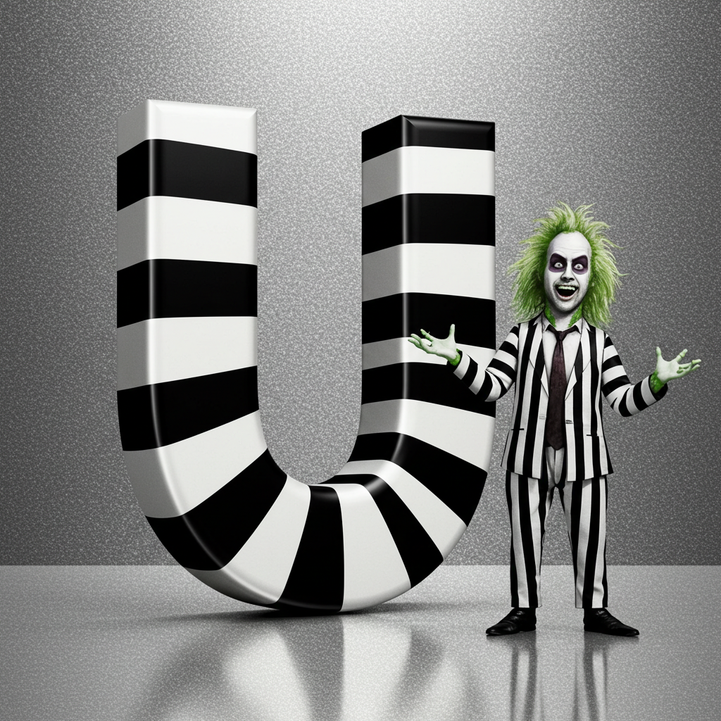 Beetlejuice — litera U