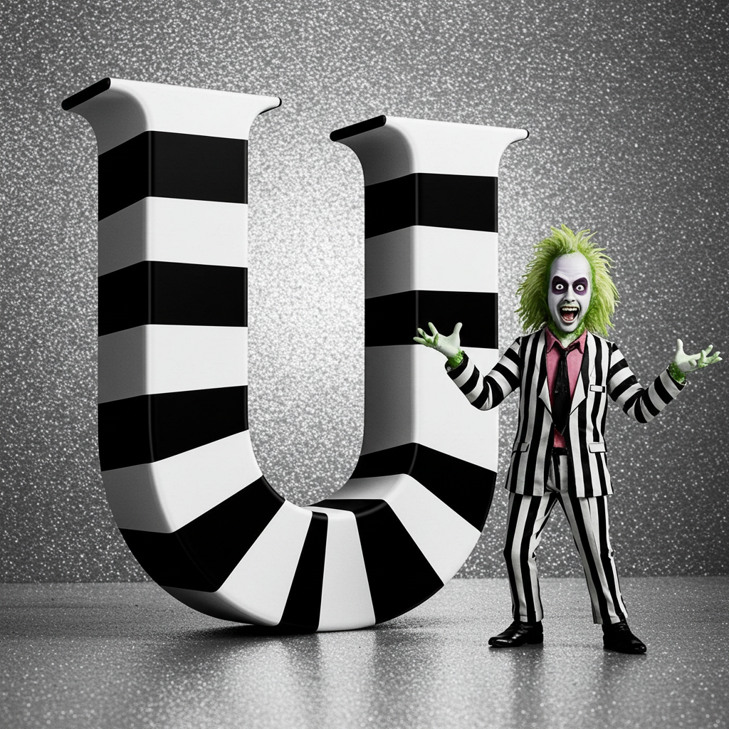 Beetlejuice — litera U (wariant 2)