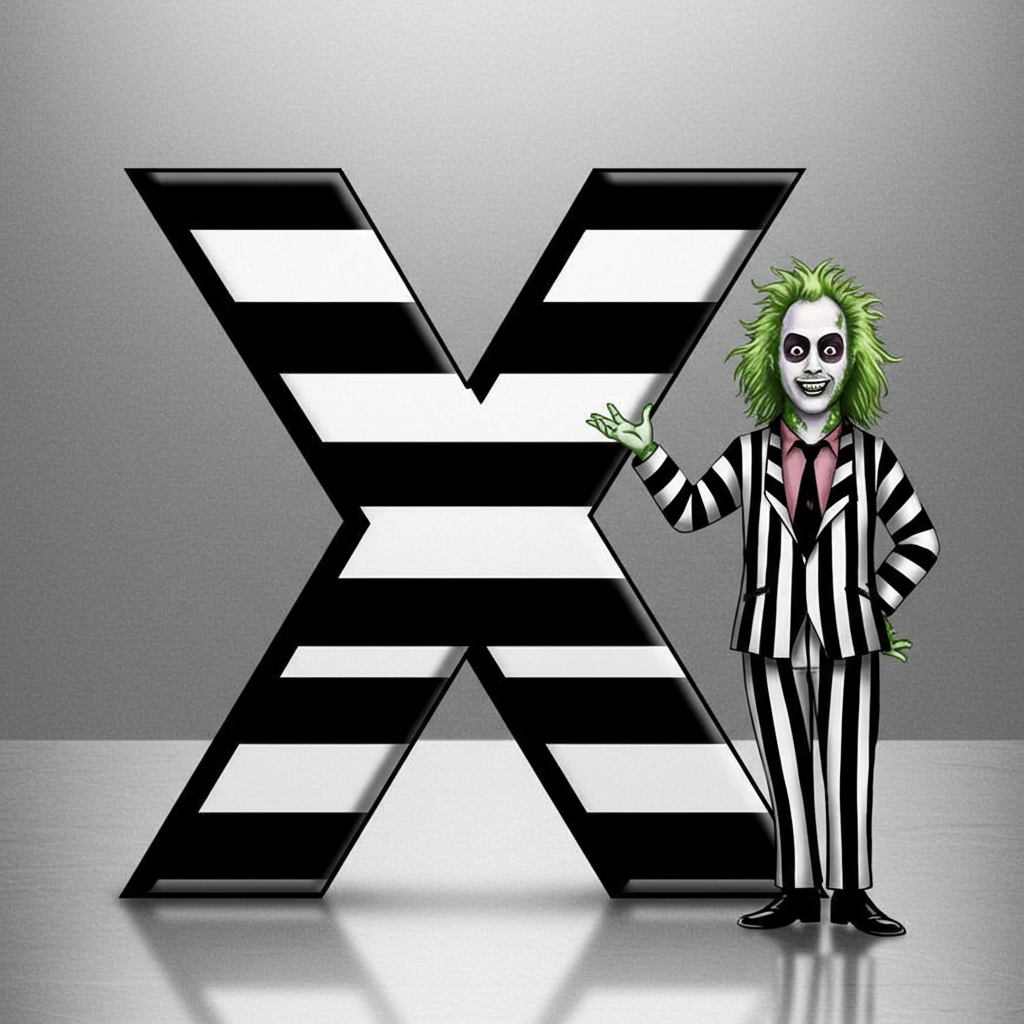 Beetlejuice — litera X