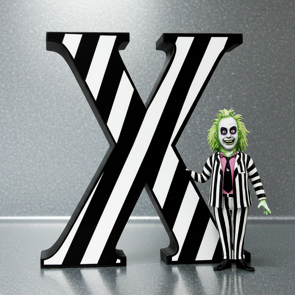 Beetlejuice — litera X (wariant 2)