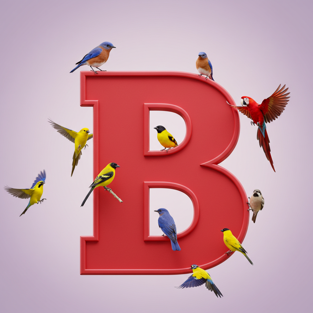 Birds — litera B