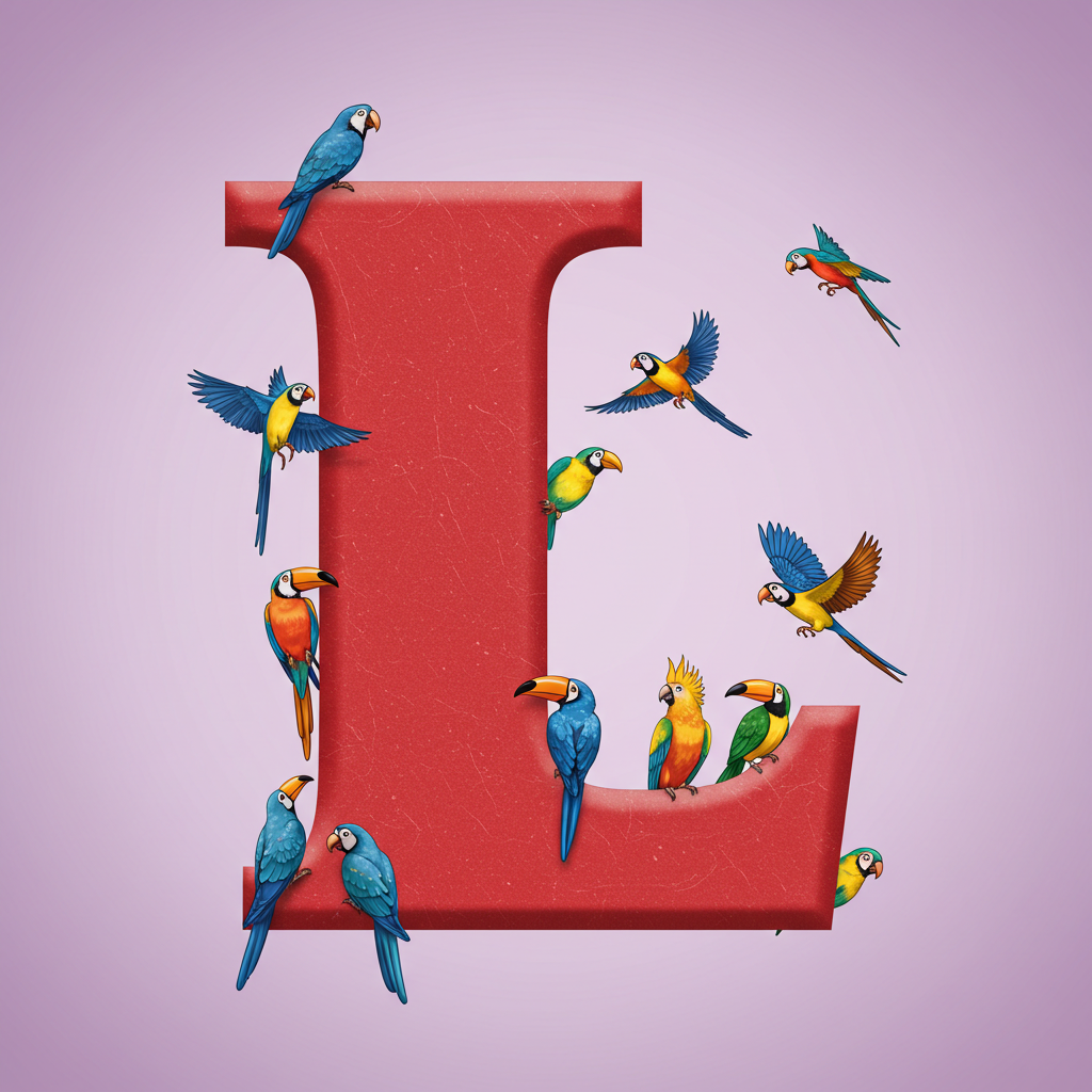 Birds — litera L (wariant 2)