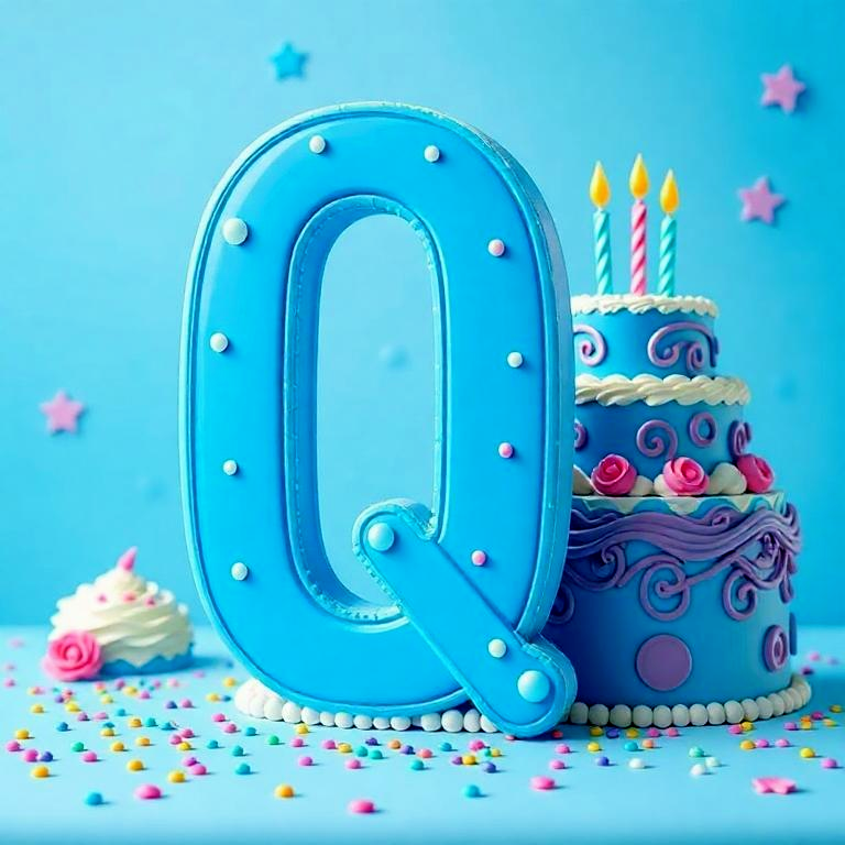 Birthday — litera Q