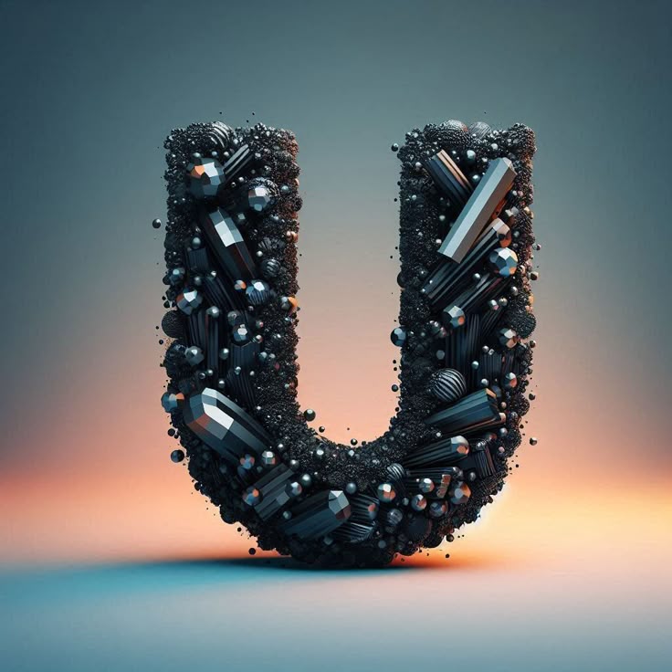 Black crystal — litera U
