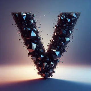Black crystal — litera V