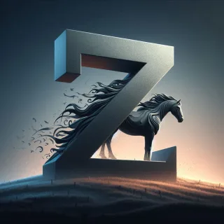 Black horse — litera Z