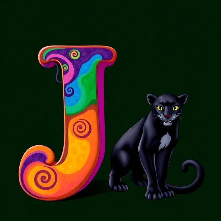 Black panthers — litera J