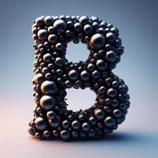Black pearls — litera B