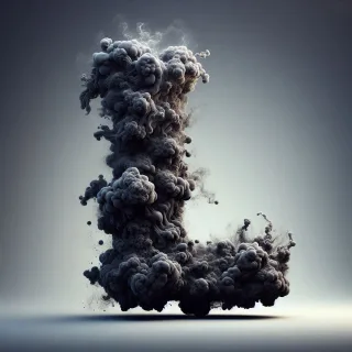 Black smoke — litera L