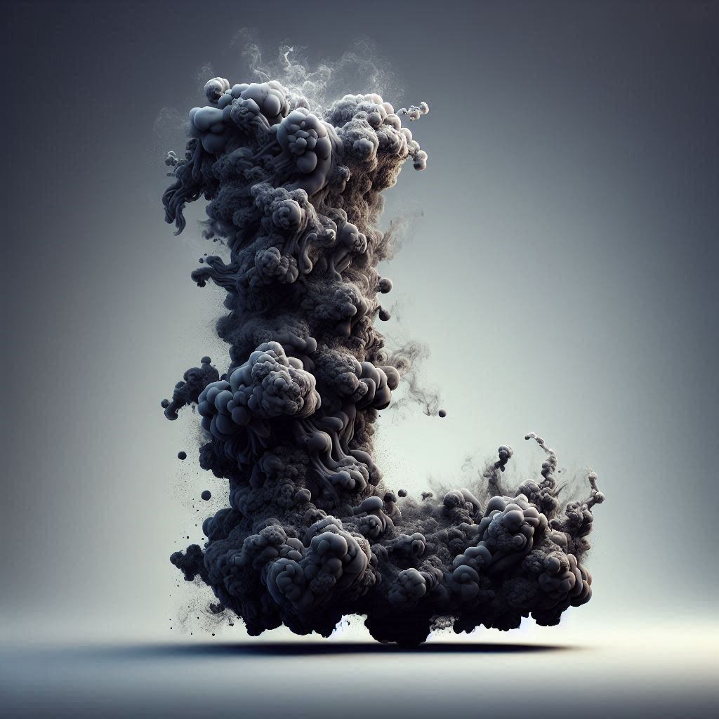 Black smoke — litera L