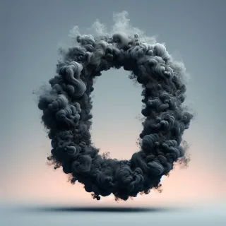 Black smoke — litera O