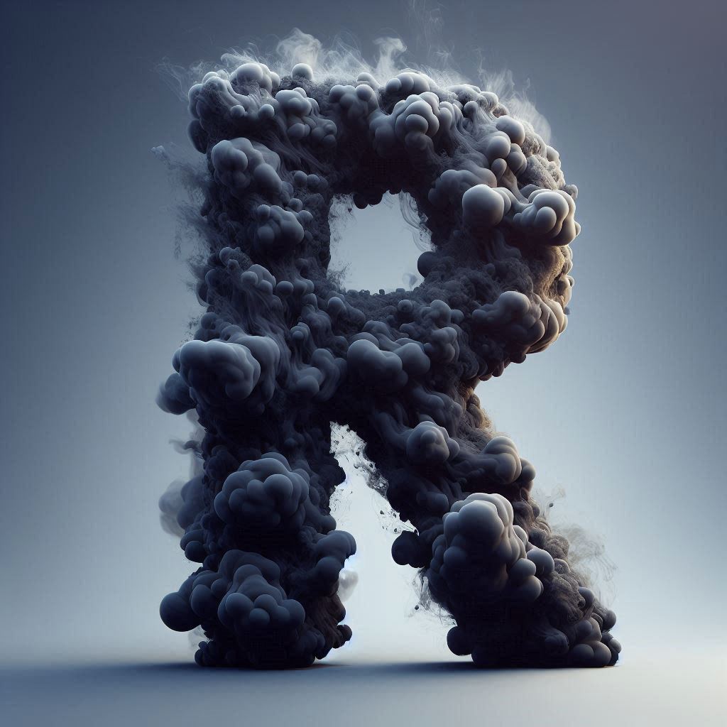 Black smoke — litera R