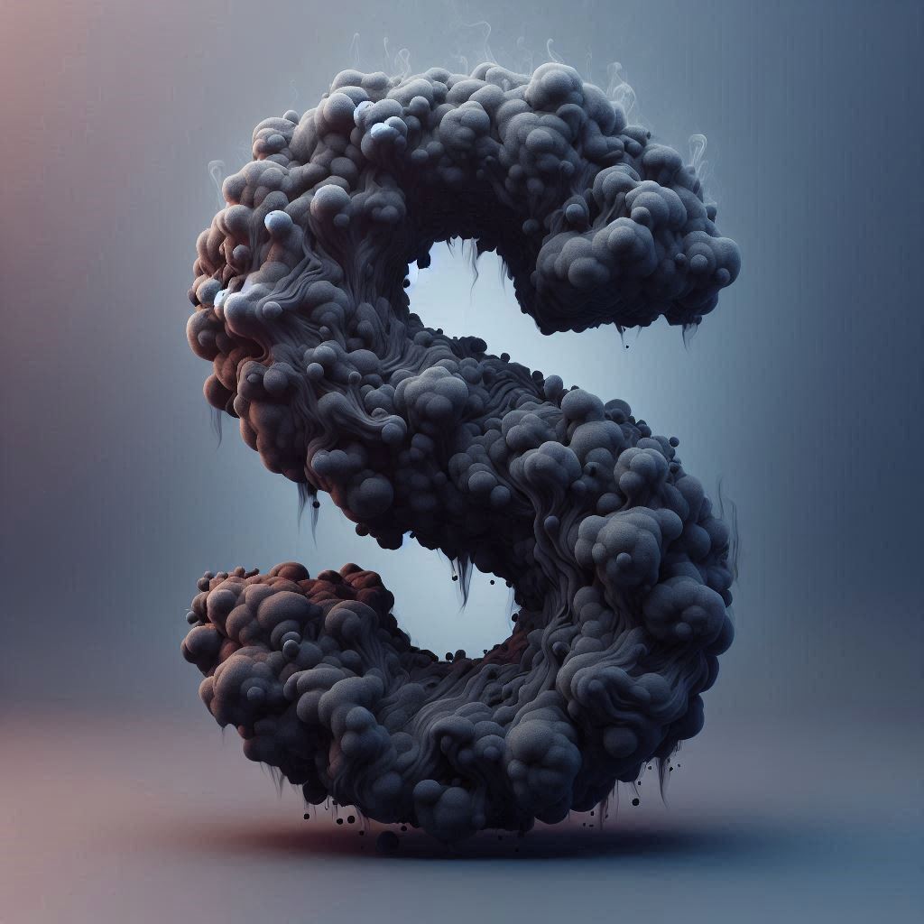 Black smoke — litera S