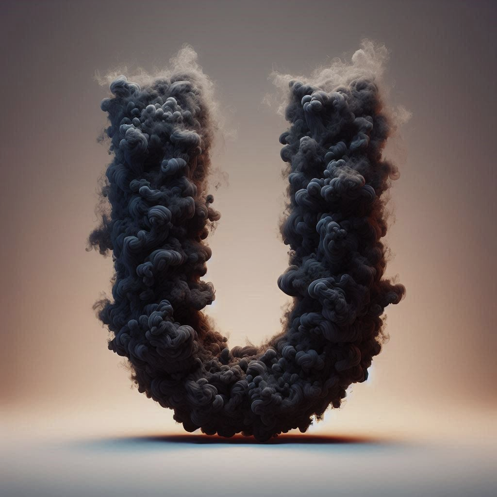 Black smoke — litera U