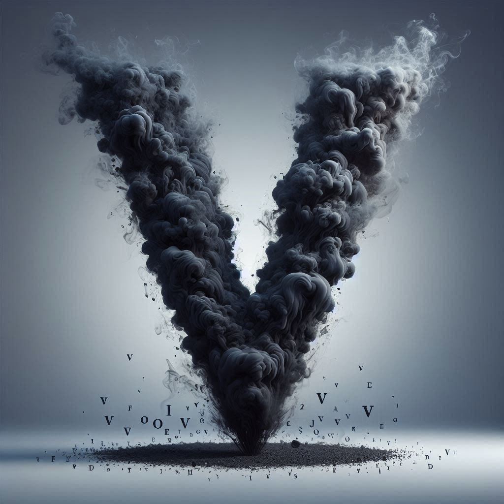 Black smoke — litera V