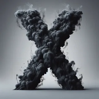 Black smoke — litera X